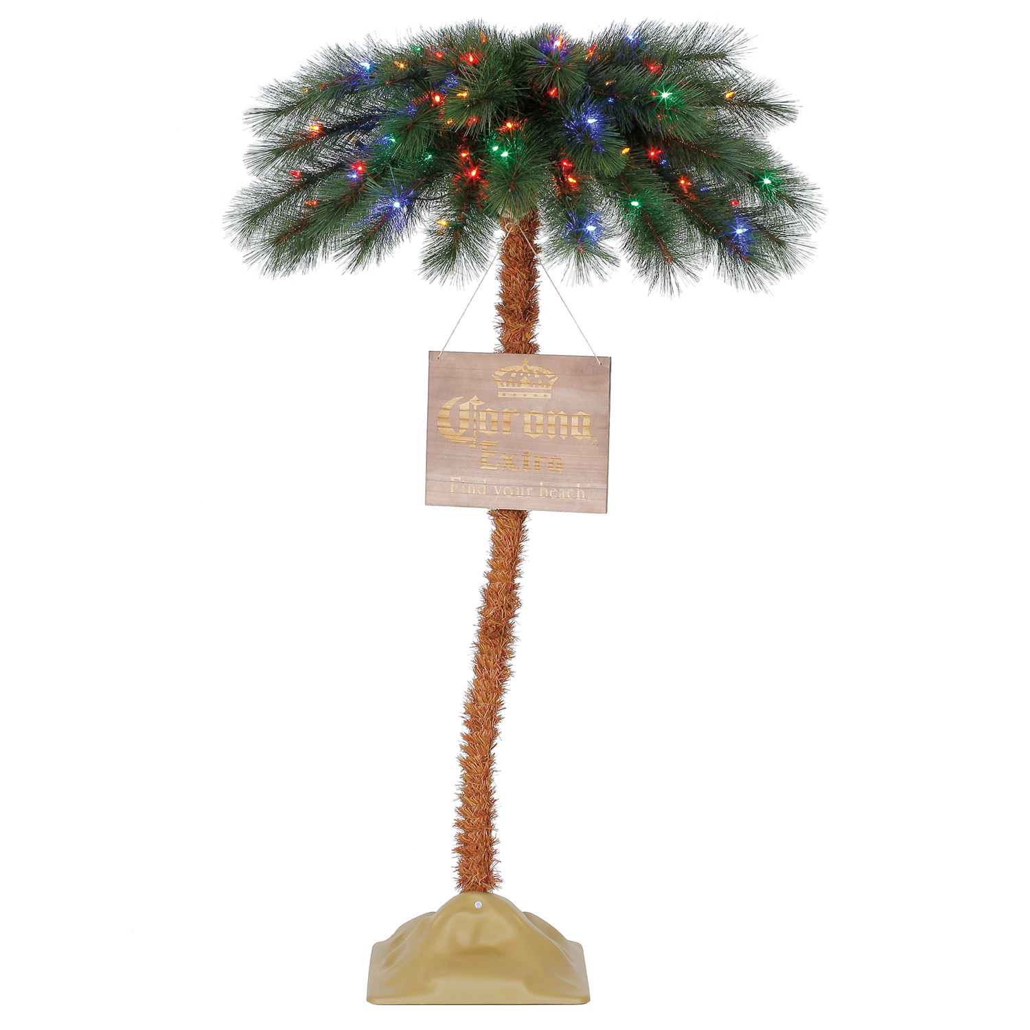 Corona 5 Foot Commercial Palm Tree LED Pre Lit Artificial Motion