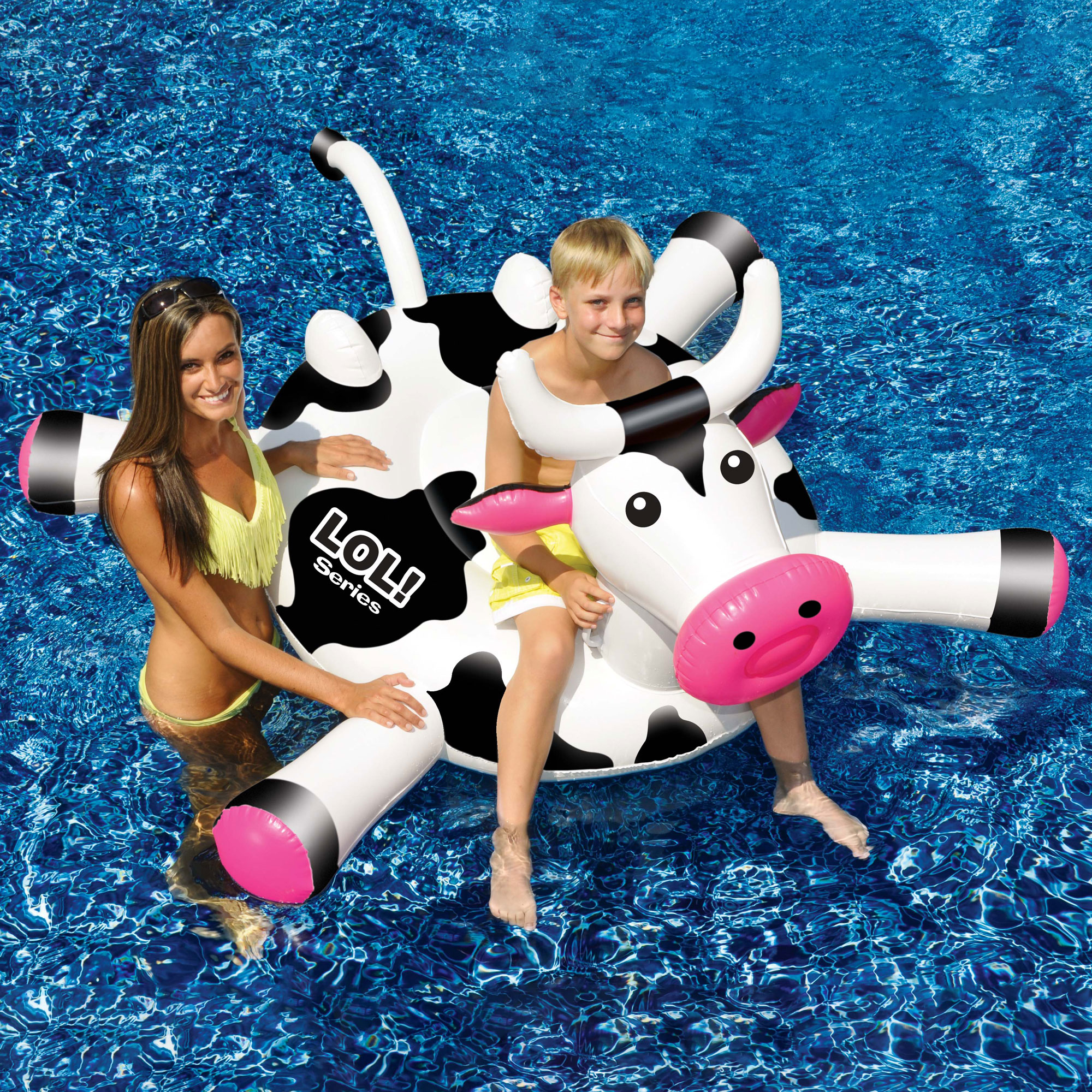 inflatable cow float