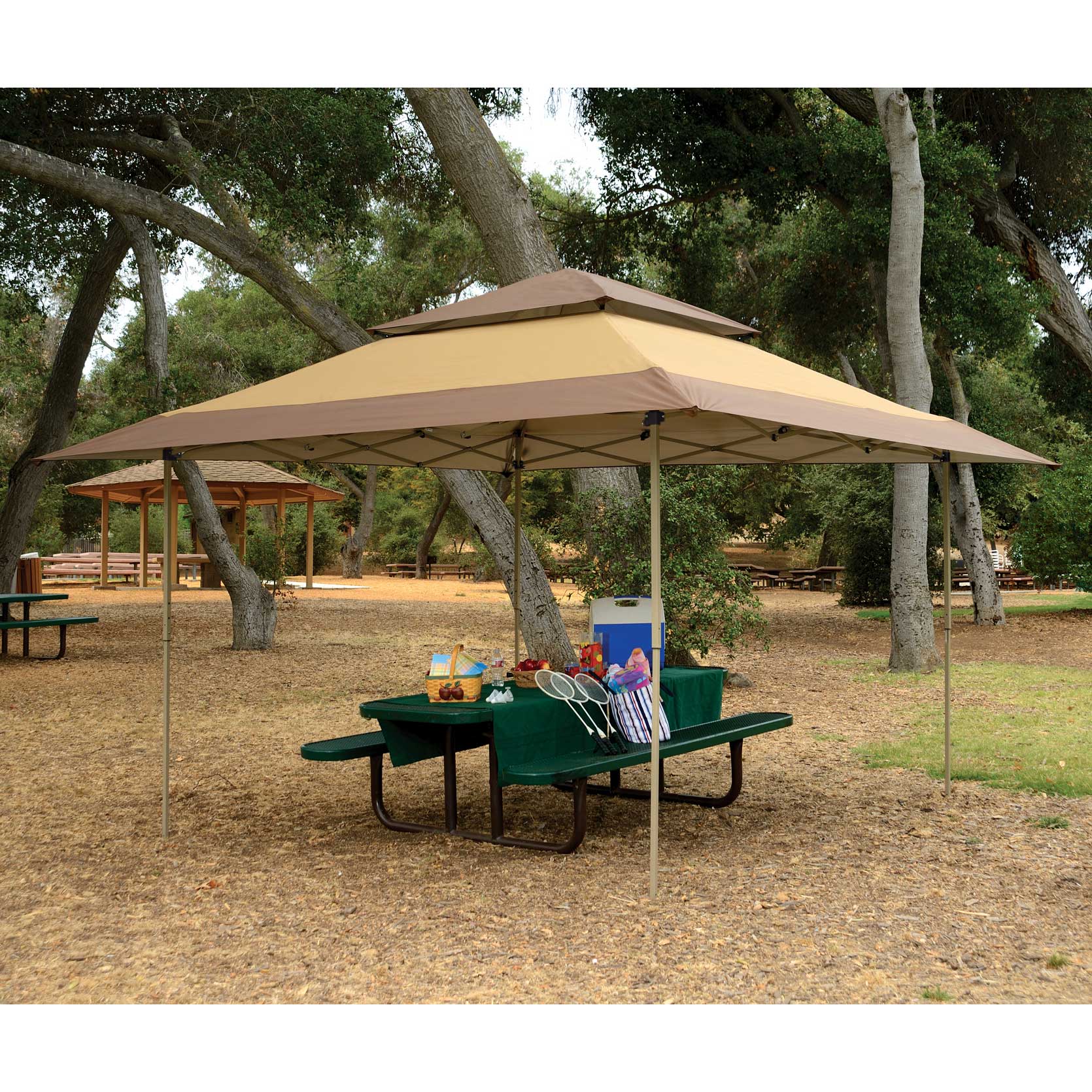 ZShade 13 x 13 Ft Instant Gazebo Canopy Outdoor Patio Shelter, Tan (2