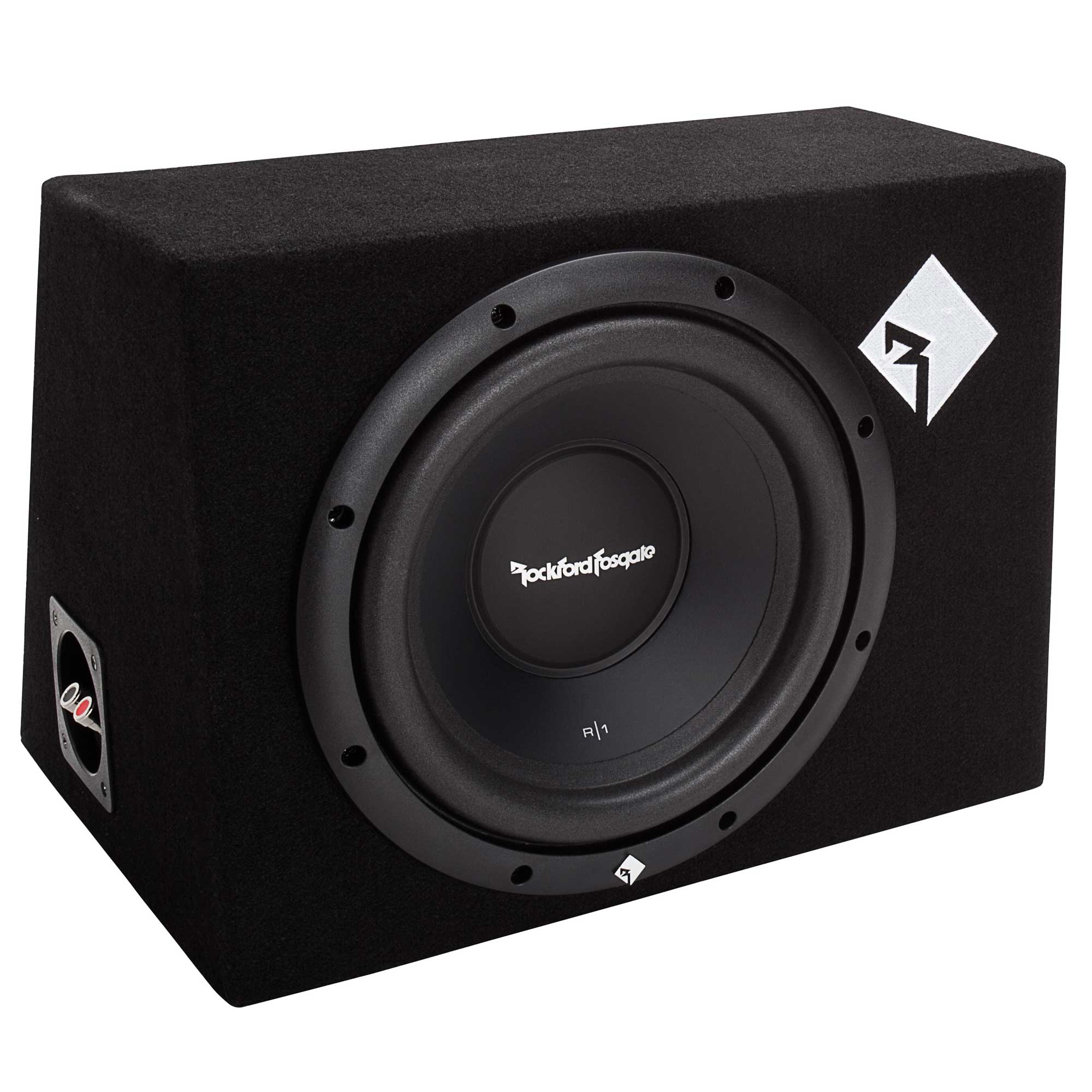 Rockford Fosgate 400W Prime Single 10 Inch Loaded Subwoofer Enclosure