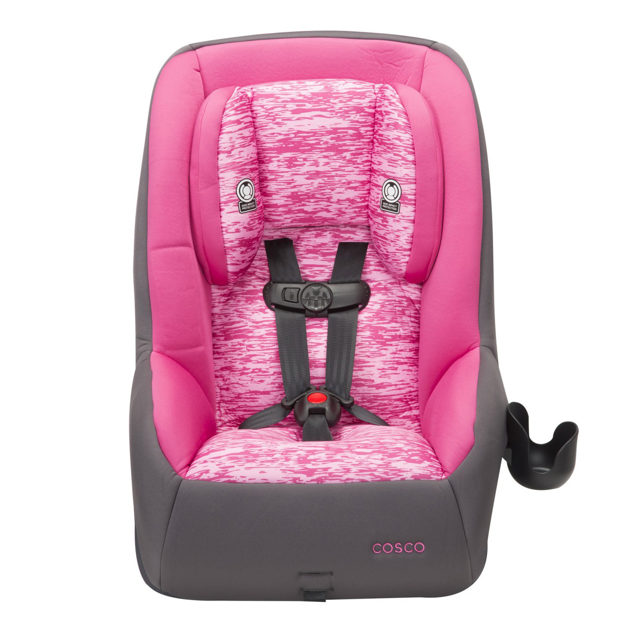 Cosco Mighty Fit 65 DX 65 lbs. Max Convertible Car Seat, Heather Rose