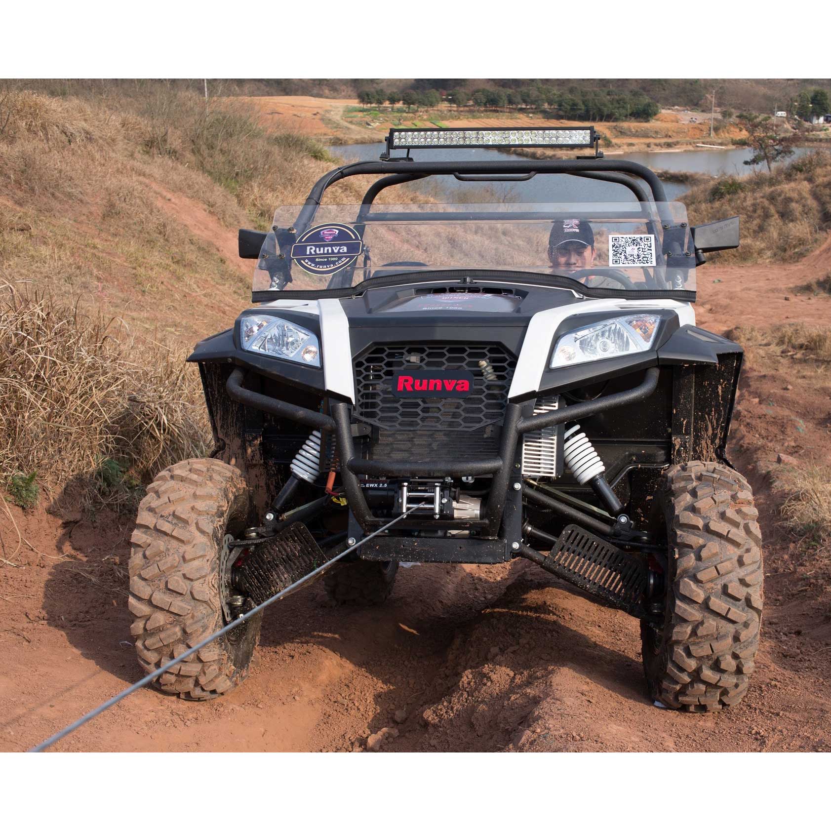 Runva 2500 Lbs Electric 12V ATV/ UTV Power Tow Winch Master Recovery