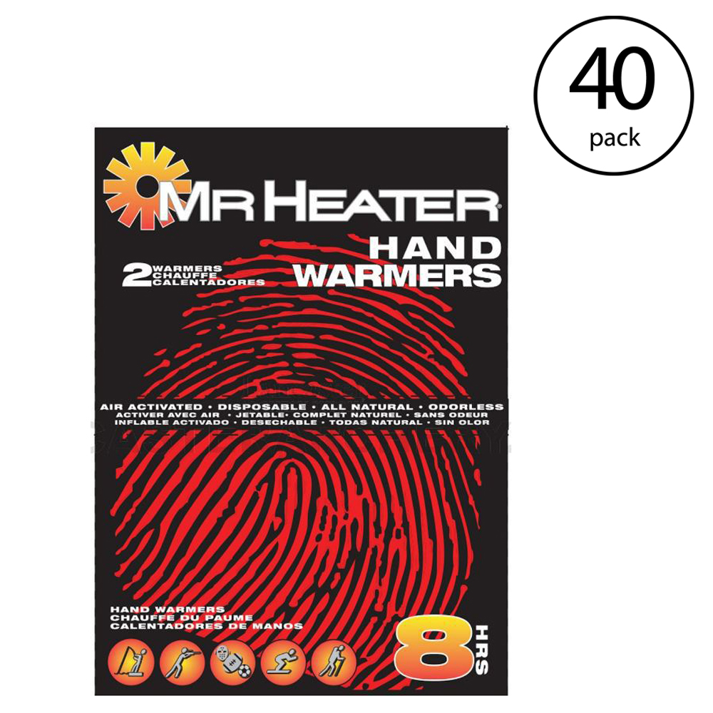 Mr. Heater Winter Disposable Chemical Bulk Pocket Hand Warmers Box, 40