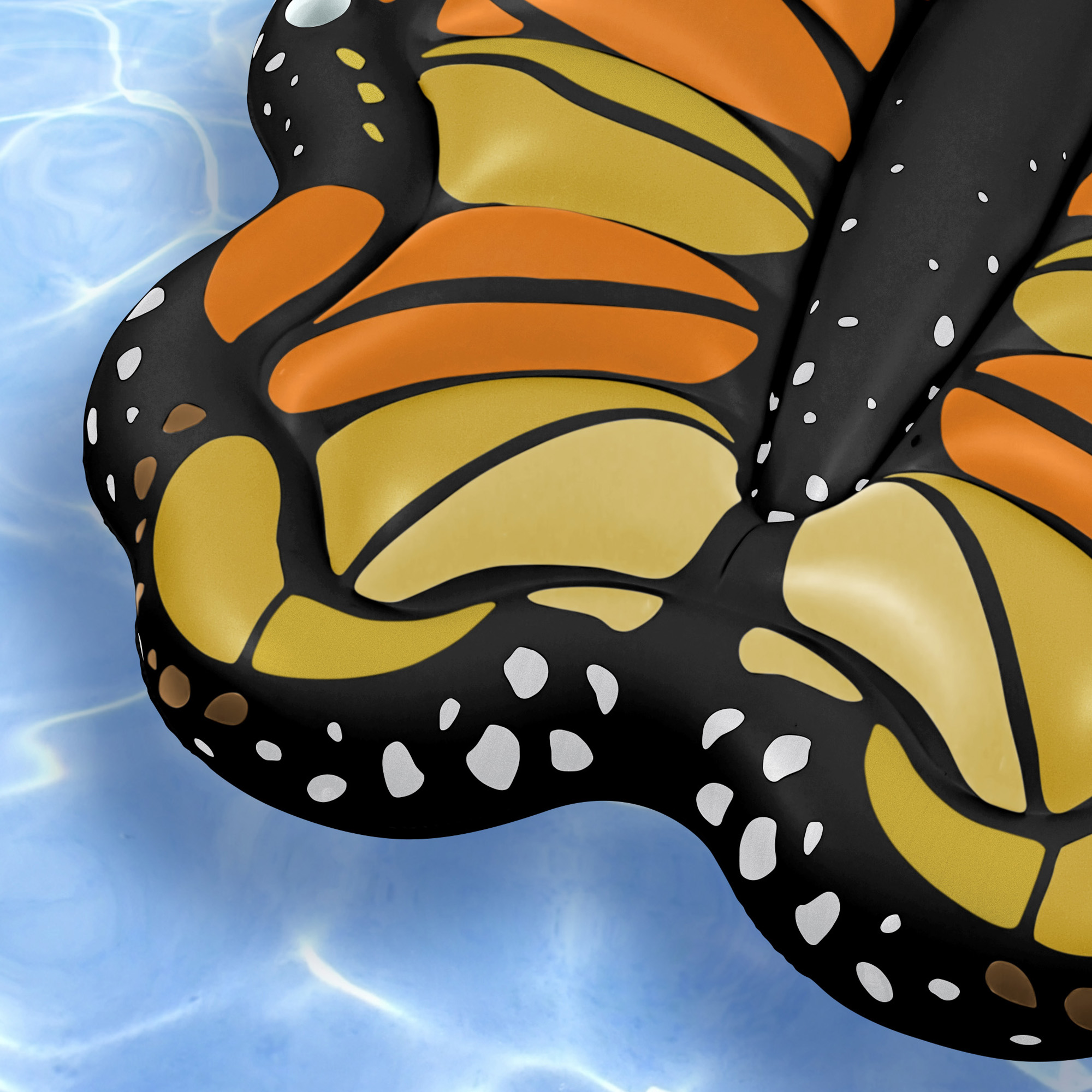 Swimline Giant Monarch Butterfly Inflatable Ride On Pool Float Lounger