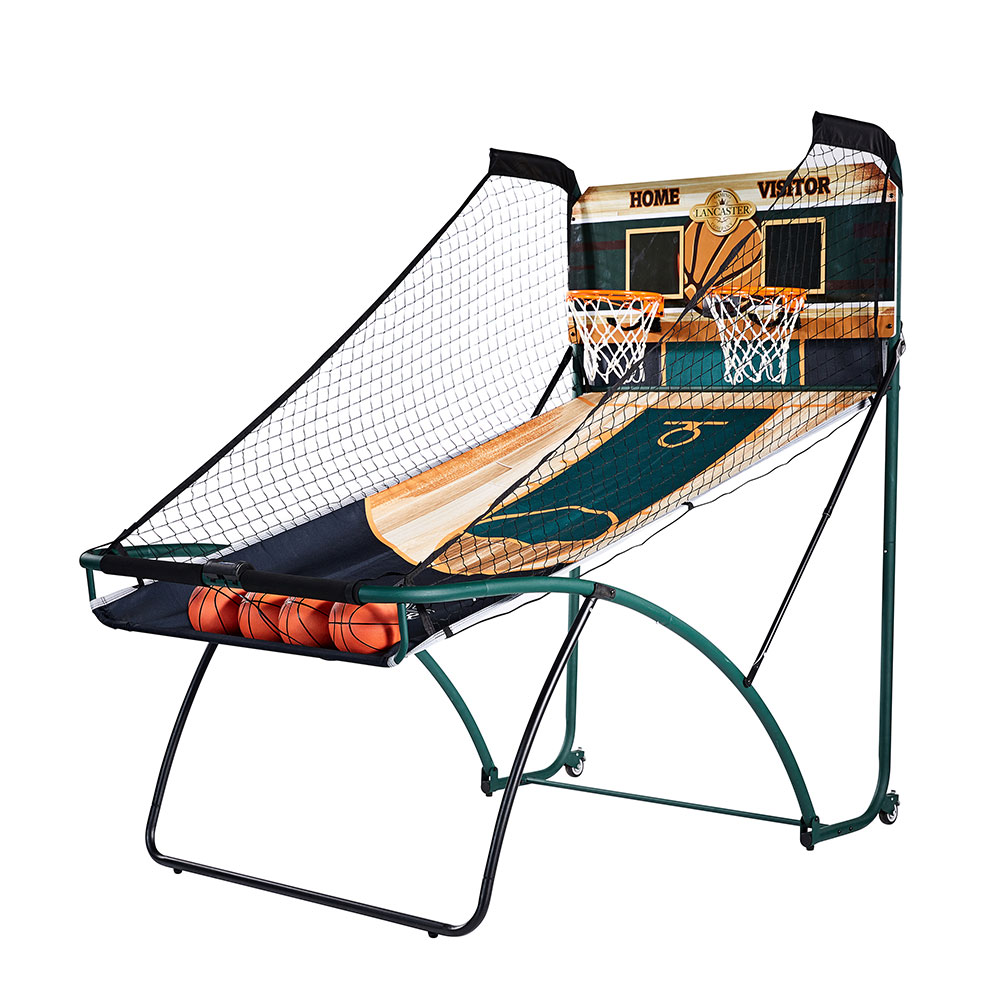 Lancaster EZ-Fold Indoor Basketball Hoop Shooting Arcade Game Set w