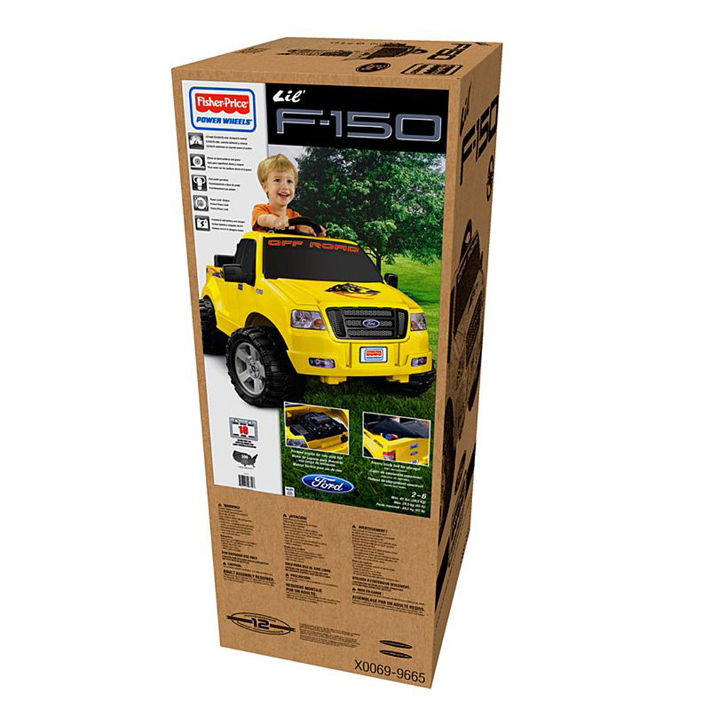 Fisher Price Power Wheels Ford Lil F150 Kids Ride On Toy Pick Up Truck