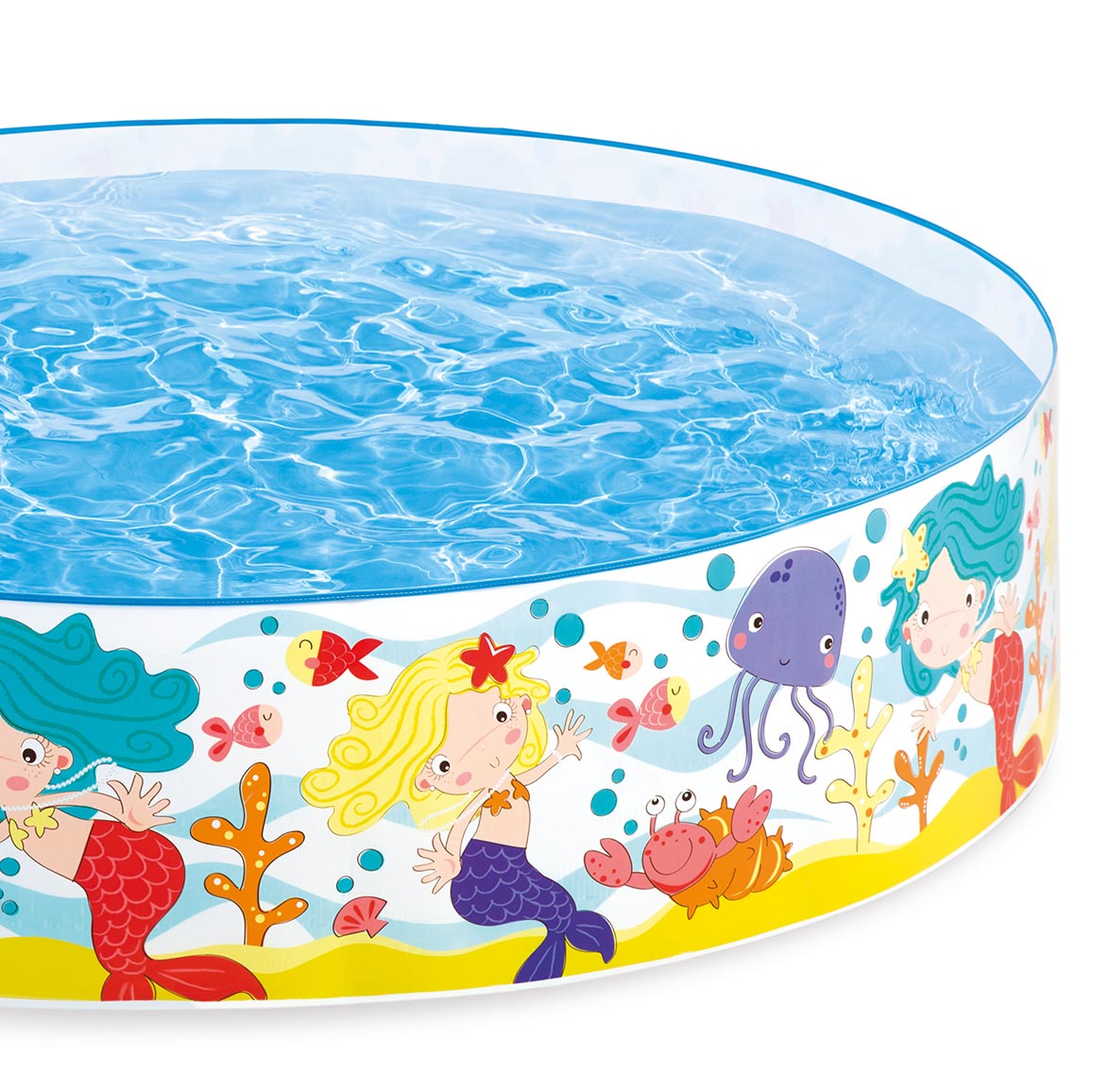 Intex Mermaids By The Sea Kids 6' x 15" Instant Kiddie SnapSet Swimming