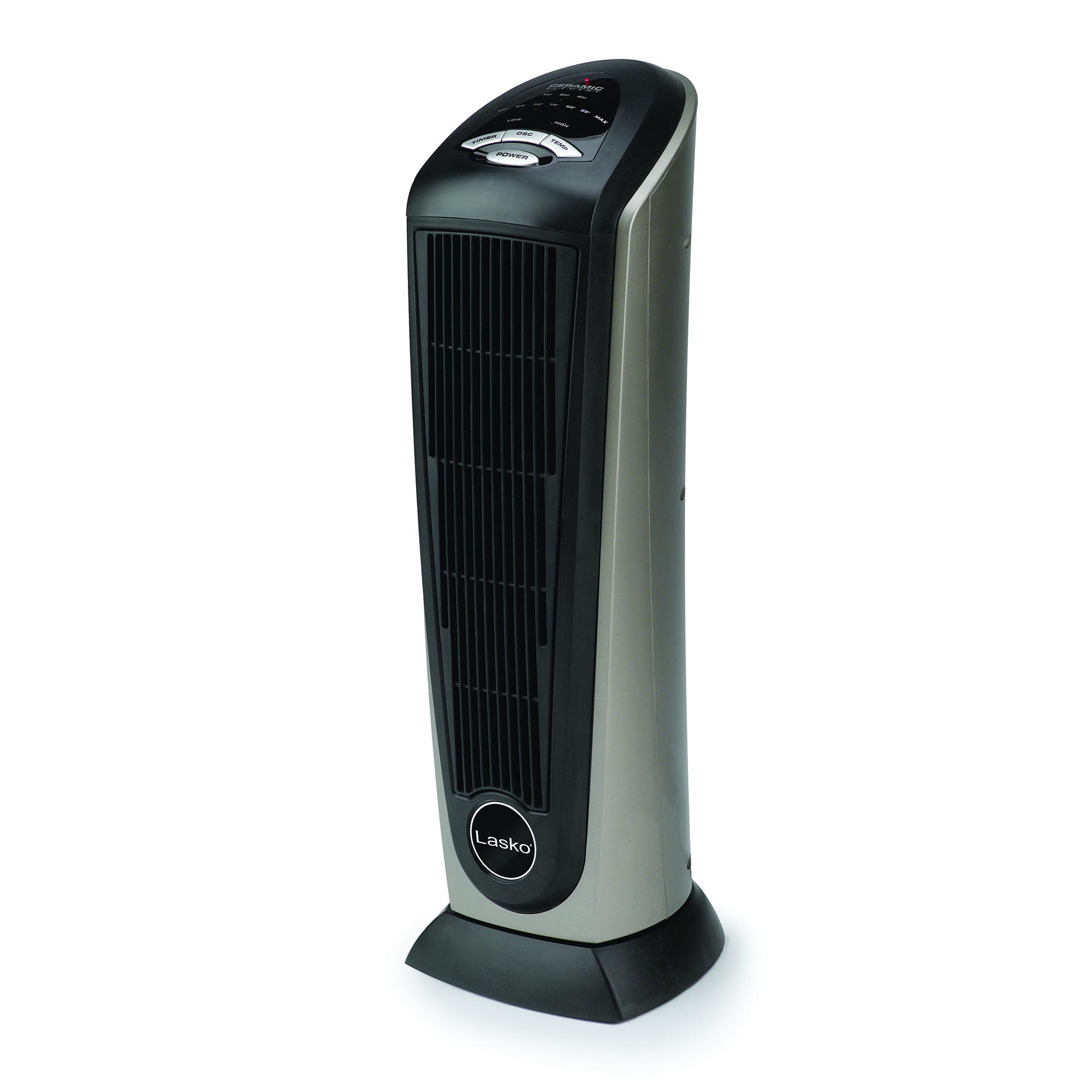 Lasko 1500 Watt 2 Speed Ceramic Oscillating Tower Heater with Remote (2