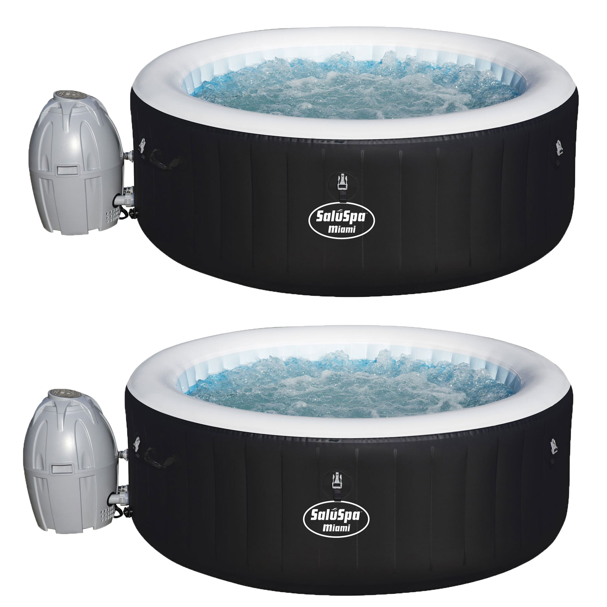 Details About Bestway Saluspa 71 X 26 Inch Inflatable Portable 4 Person Spa Hot Tub 2 Pack