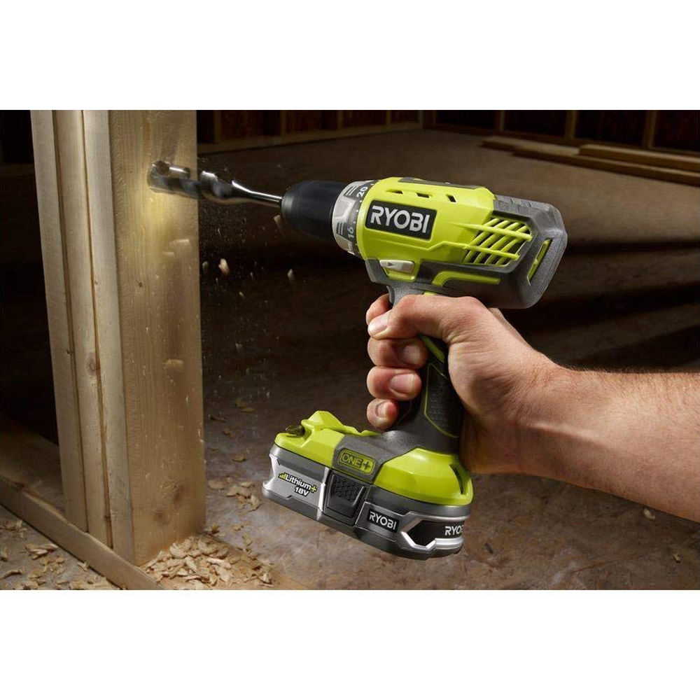 Ryobi ONE+ 18V Li Ion 6 Pc Drill Driver & Saw Combo Kit (Certified