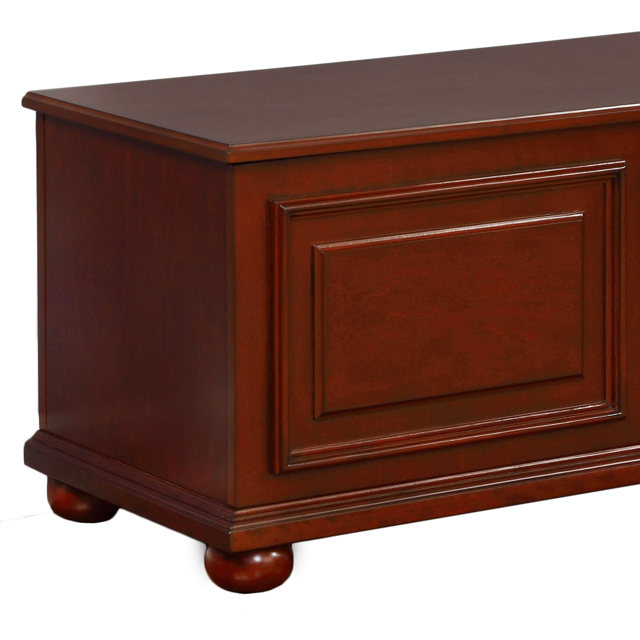 Powell Furniture Chadwick Traditional Cedar Storage Chest in Rich