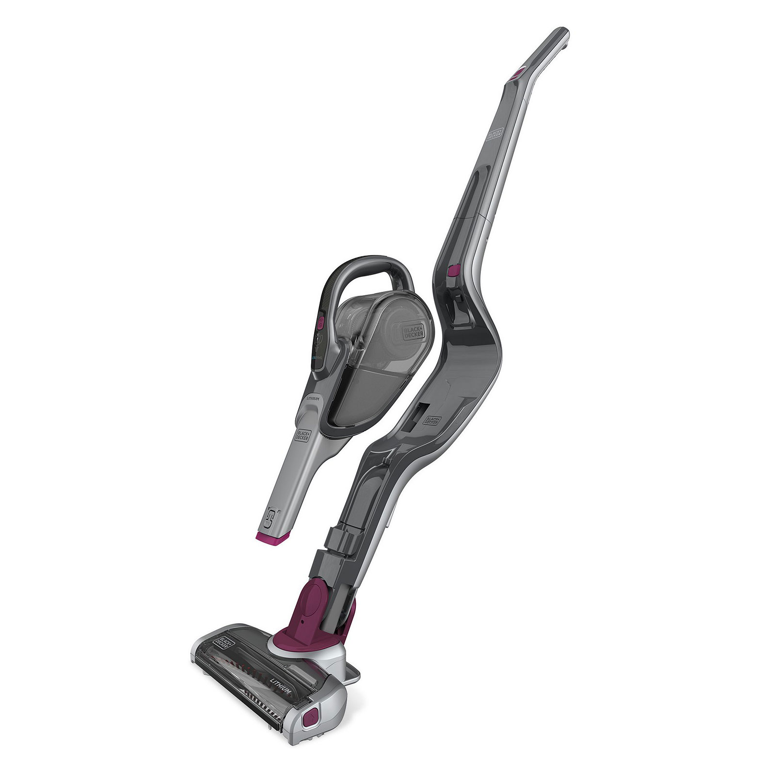 Black And Decker Smart Tech 2 In 1 Pet Hair Scented Filter Cordless Vacuum, Grey eBay