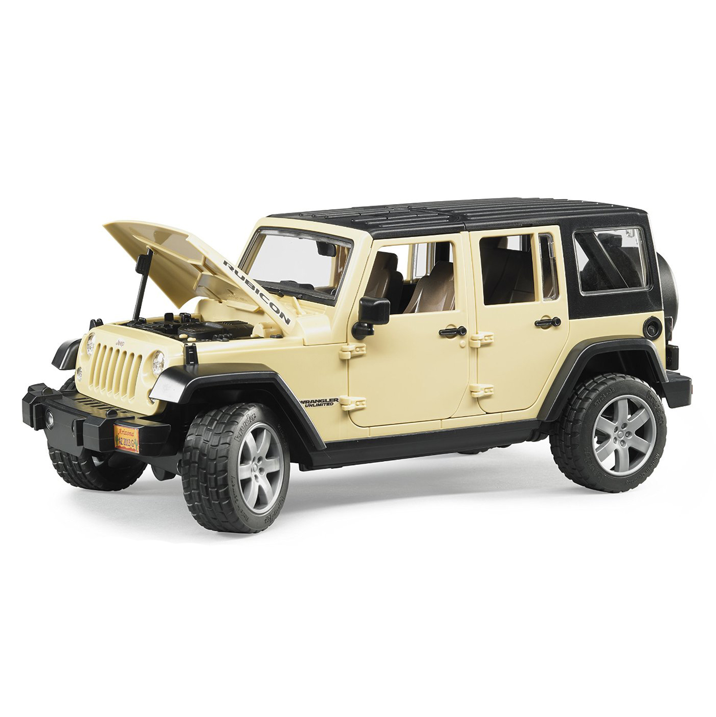Bruder Toys Jeep Wrangler Unlimited Rubicon with Detachable Roof 02525