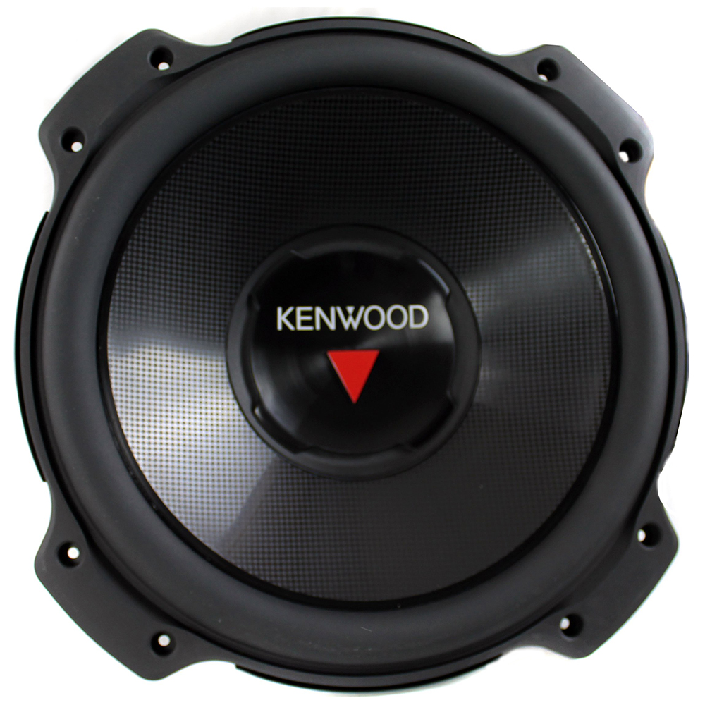 Kenwood 12 Inch 2000W 4 Ohm Subwoofer + Sealed Sub Box + Amplifier & Wire Kit