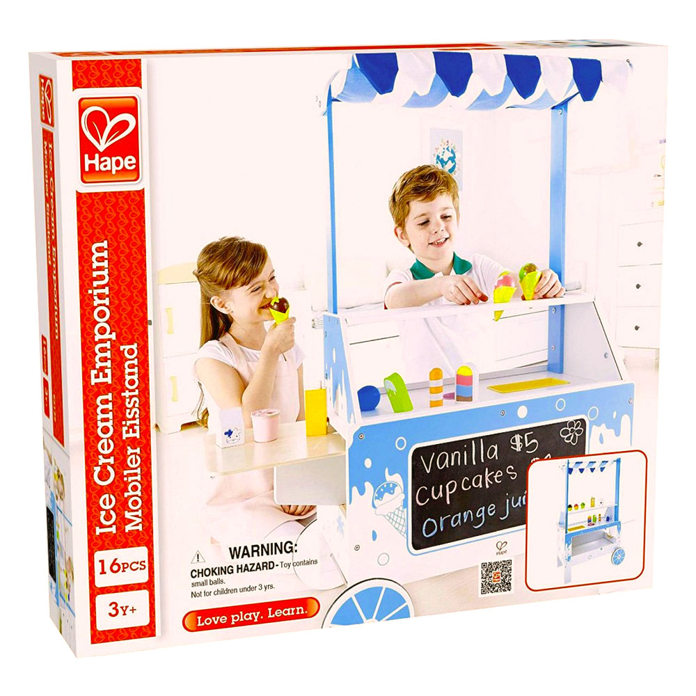 smyths wooden ice cream cart