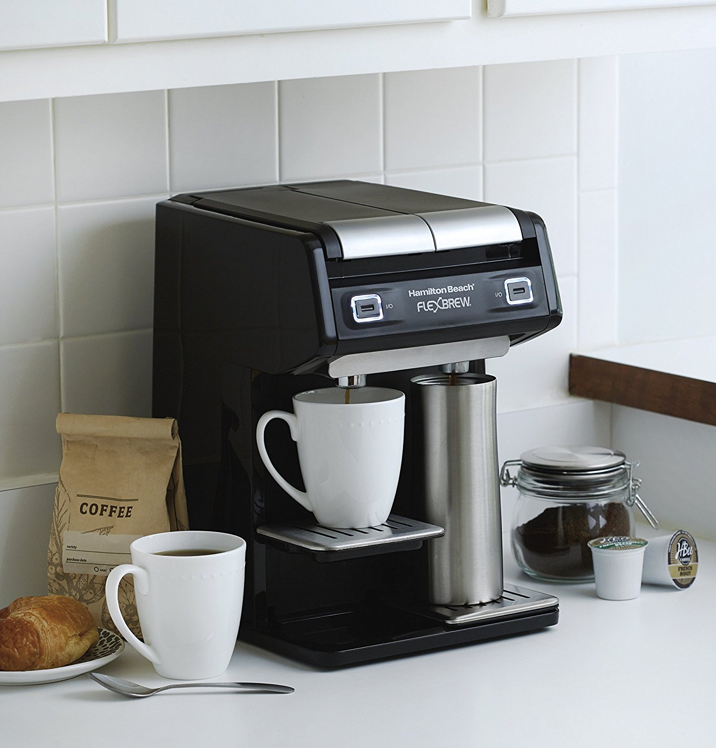 Hamilton Beach Dual FlexBrew Single Serve Pods Grounds