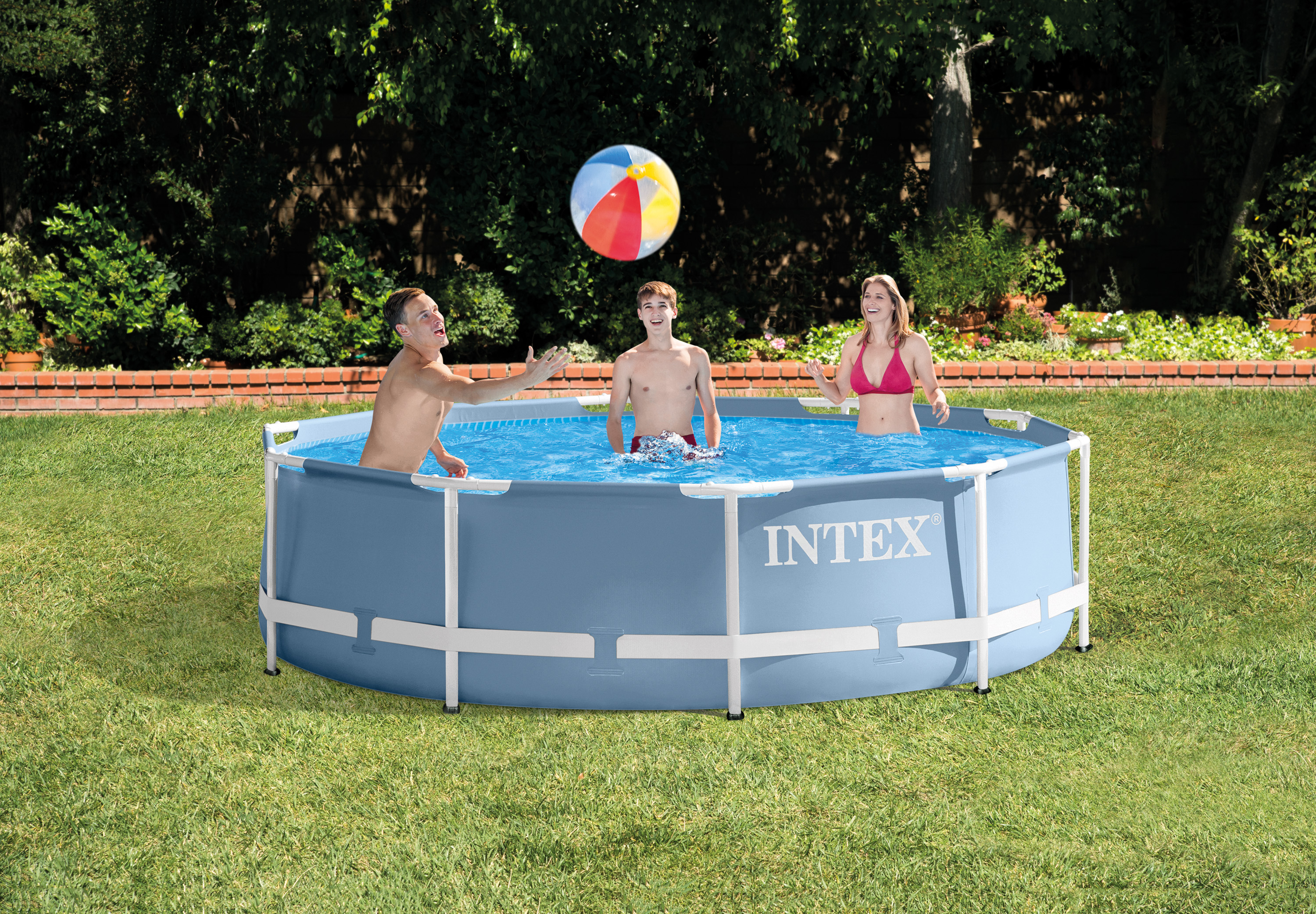 Intex 10' x 30" Prism Frame Round Above Ground Family