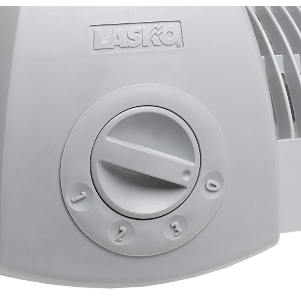 Lasko 20 Inch Cyclone Floor or Wall Mounted Pivoting Fan, White (2 Pack