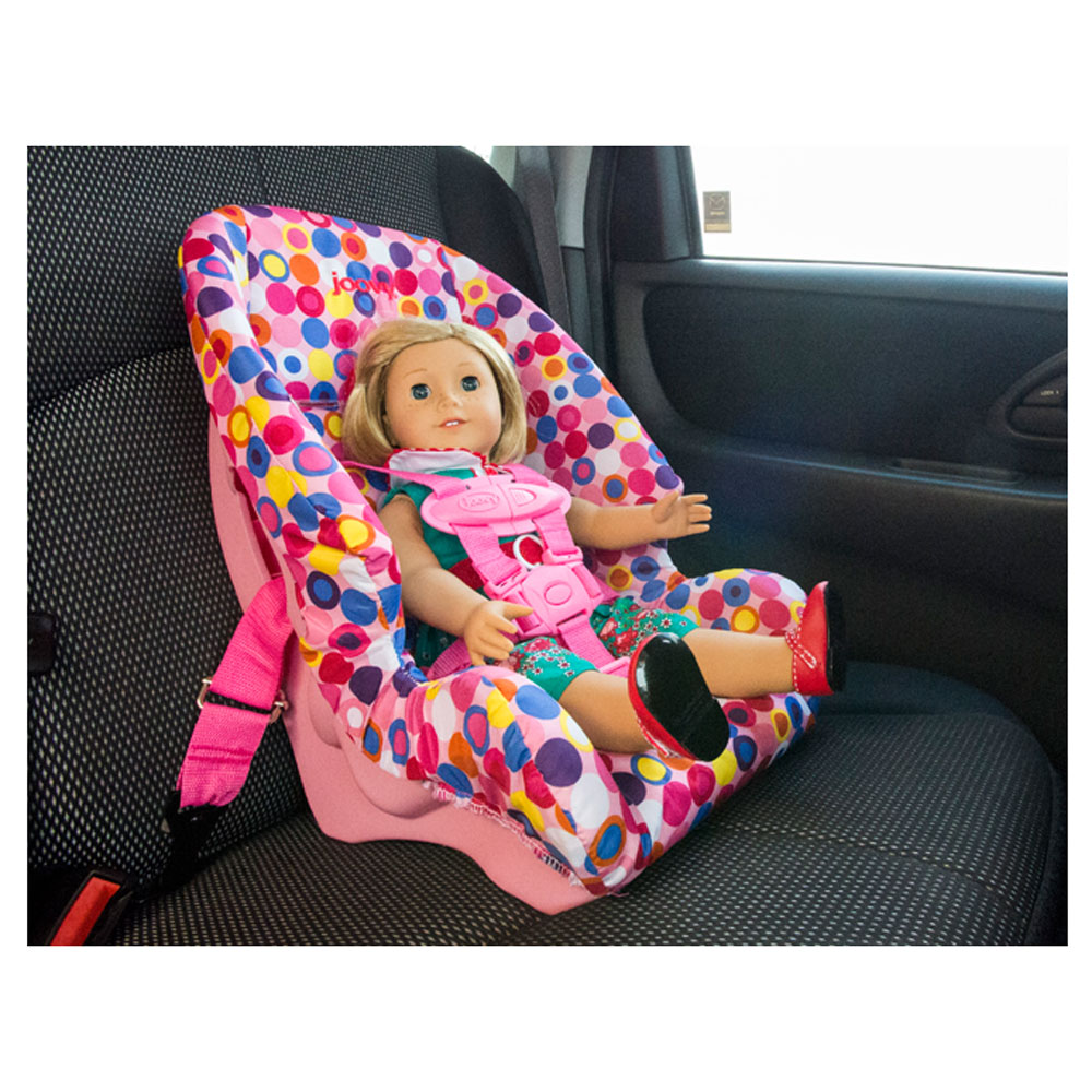 Joovy Baby Doll Toy Portable Booster Seat Chair for Toddlers or Kids