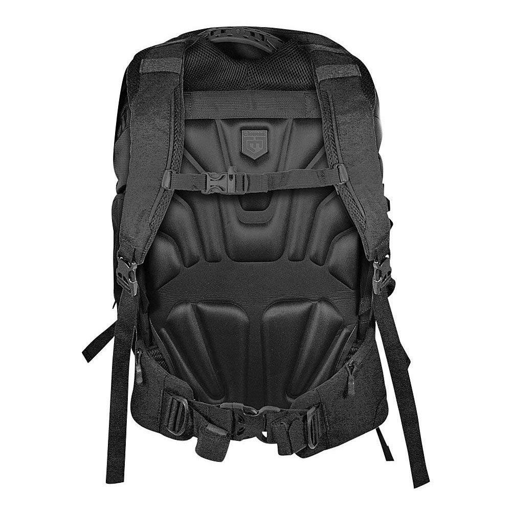 Cannae Pro Gear 500D Nylon Full Size 55 Liter Marius Ruck Sack Backpack, Black | eBay