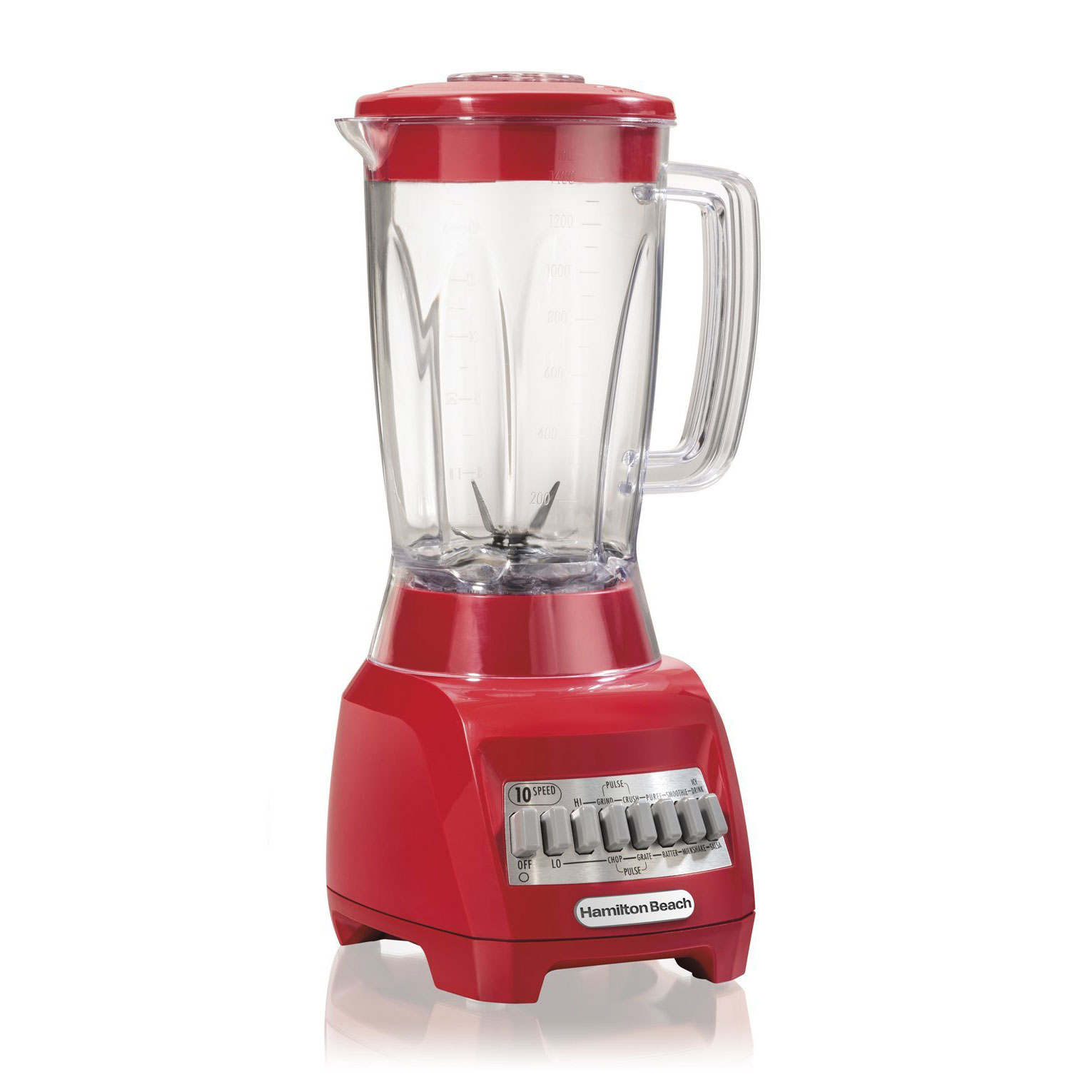 Hamilton Beach 48 Ounce 500W 10 Speed Countertop Smoothie Maker Blender