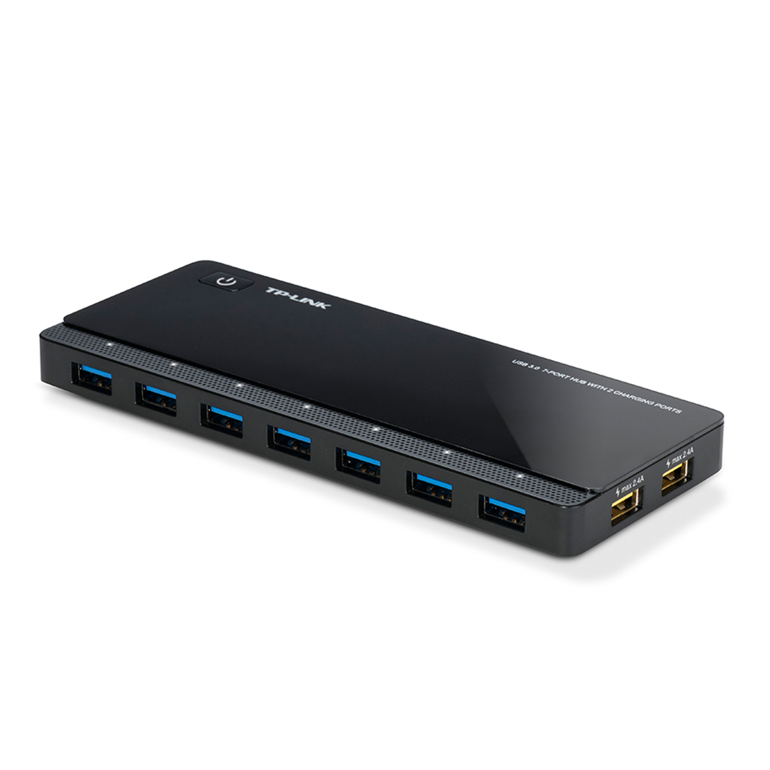 TPLink USB 3.0 Powered 7 Additional Data Transfer Port Hub w/ 2