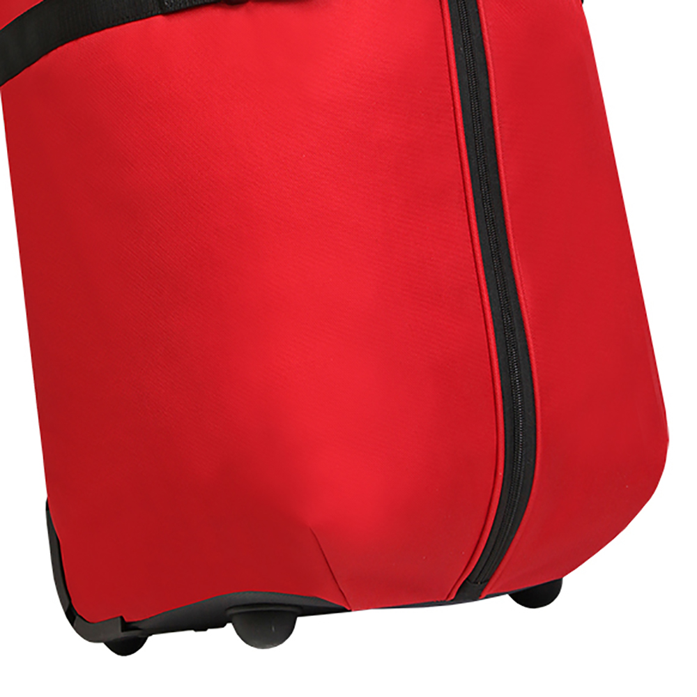 OGIO Savage Padded Zippered Golf Bag Travel Cover Bag with Wheels, Red
