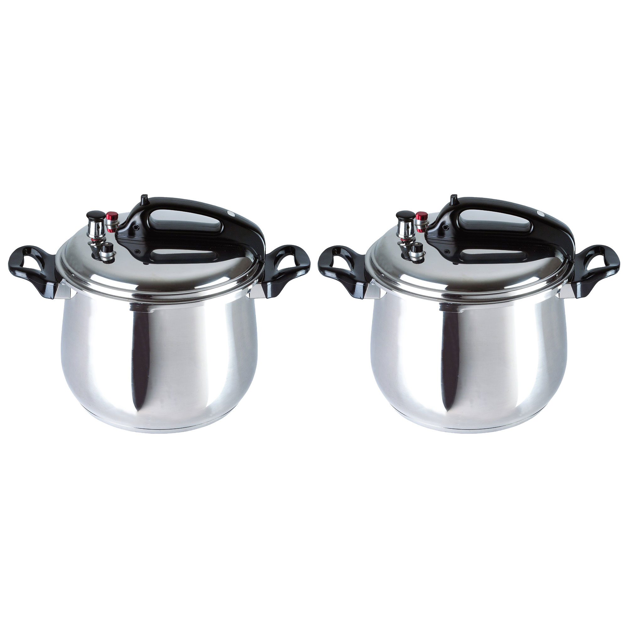 Bene Casa 5.3 Quart Stainless Steel Stove Top Pressure Cooker Pot (2