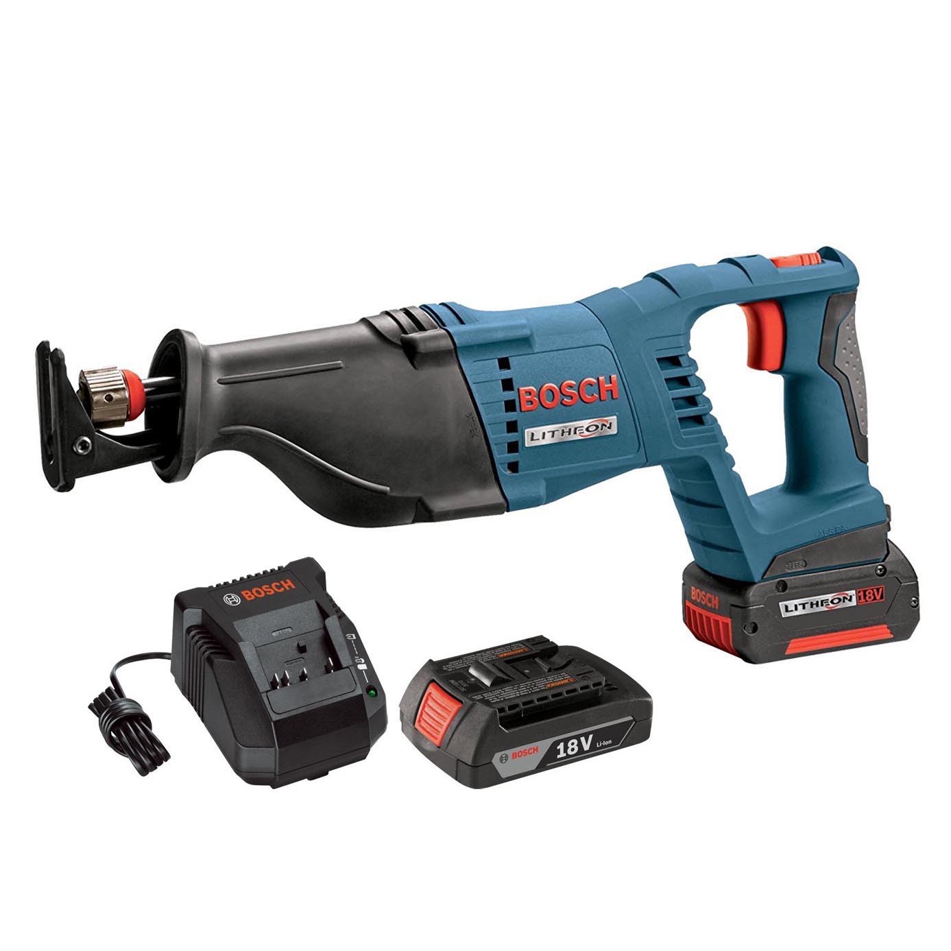 Bosch 18V 1.13" Reciprocating Saw + Battery & Charger (Certified