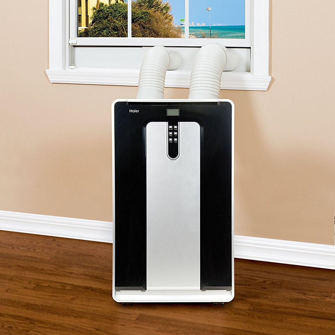 Haier 13500 BTU 3Speed 600SF Portable Air Conditioner with Heater