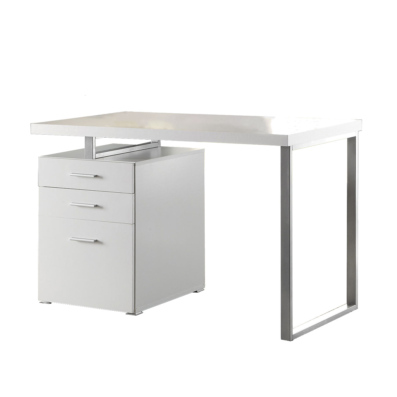 Coaster Home Furniture Home Office File Drawer Writing Desk White