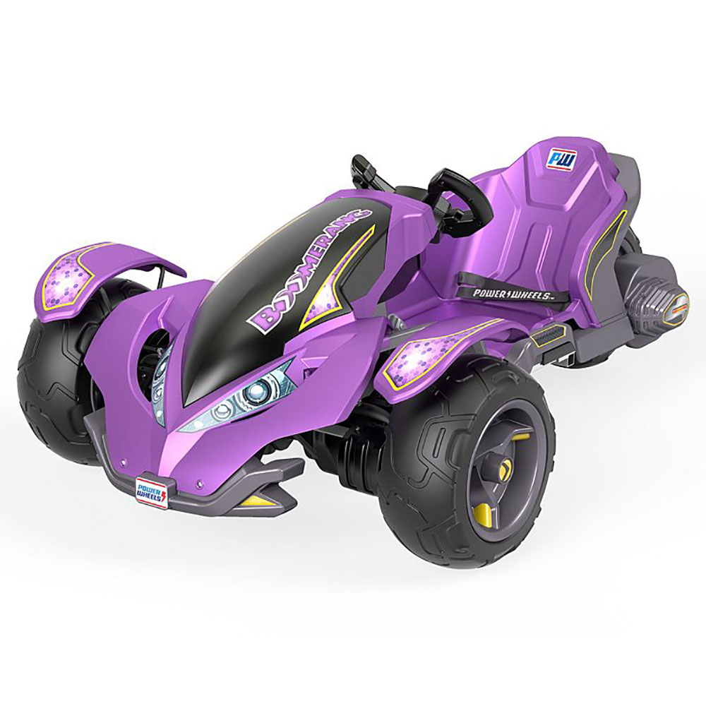 Power Wheels Kids Electric 12 Volt Mini ATV Boomerang Ride On Toy Car