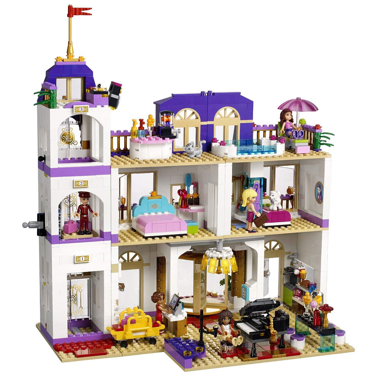  LEGO  Friends  Girls Heartlake Grand Hotel  Kids 1552 Piece 