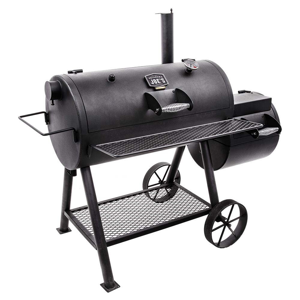 CharBroil Oklahoma Joe's Highland Reverse Flow Offset Charcoal Barbecue Smoker 99143020525 eBay