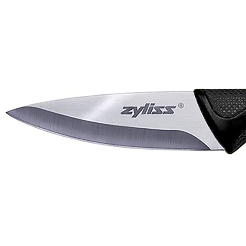 Zyliss Black Ceramic Paring Knife Set with SoftGrip Handles, 1Pair