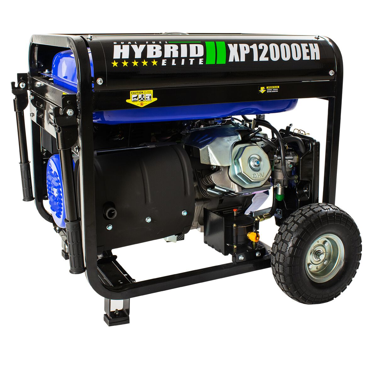 DuroMax XP12000EH Durable 12000 Watt 18 HP Portable Hybrid Gas Propane