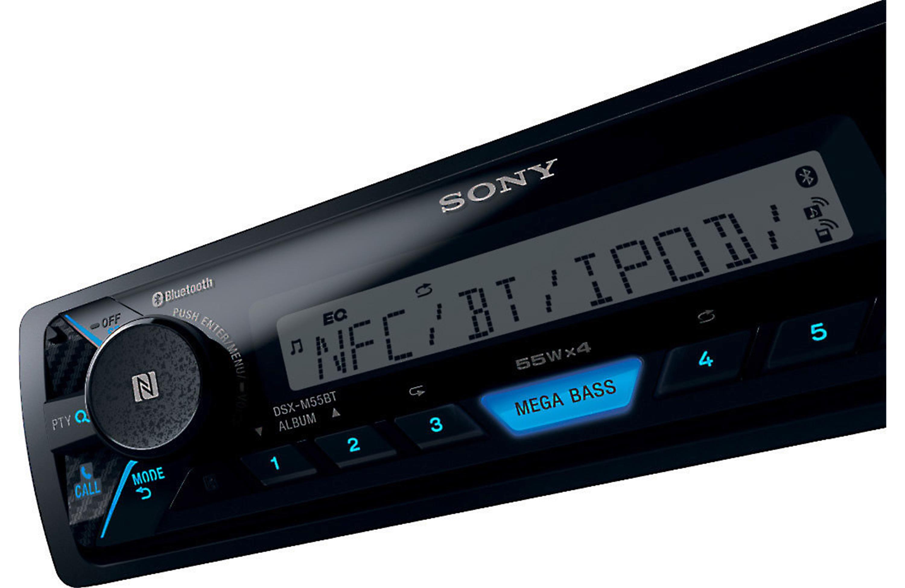 Sony Marine Digital Media Receiver with Bluetooth Capability and Two