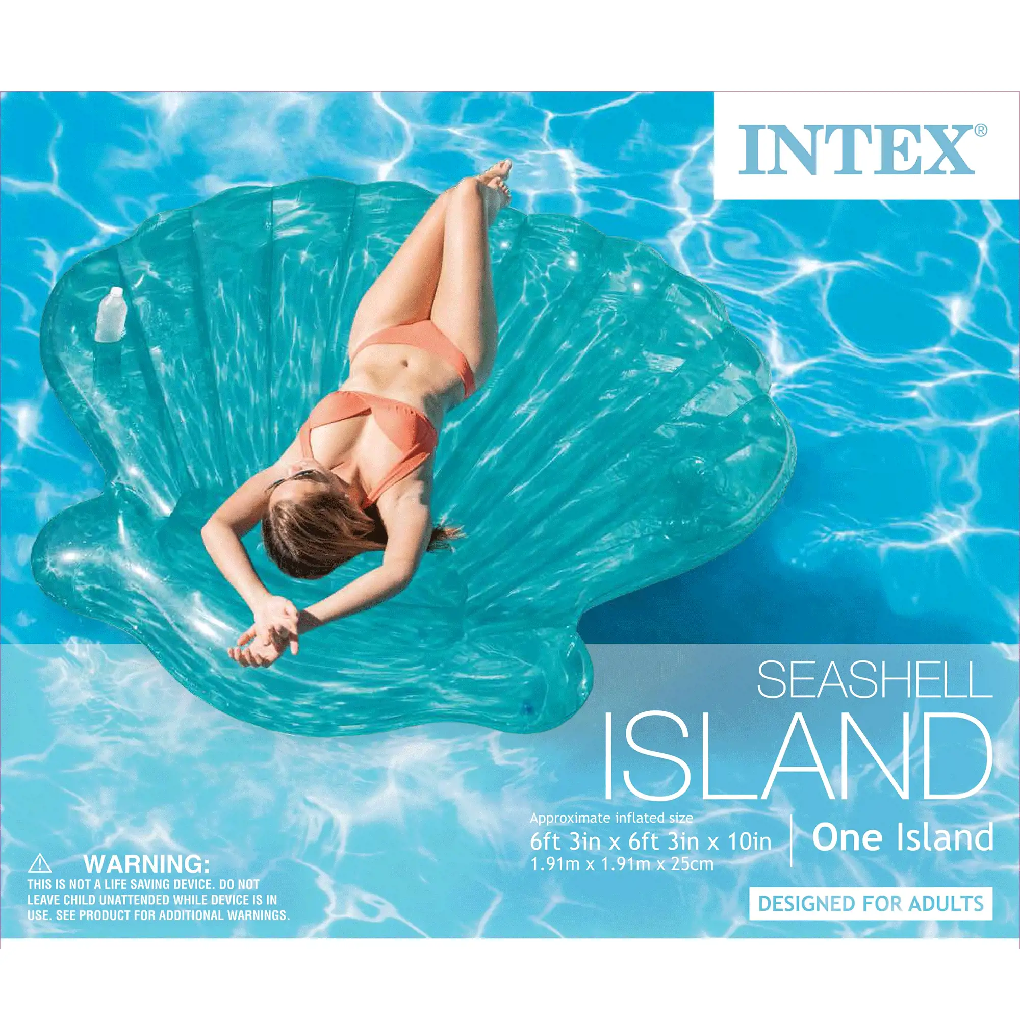 intex seashell lounge