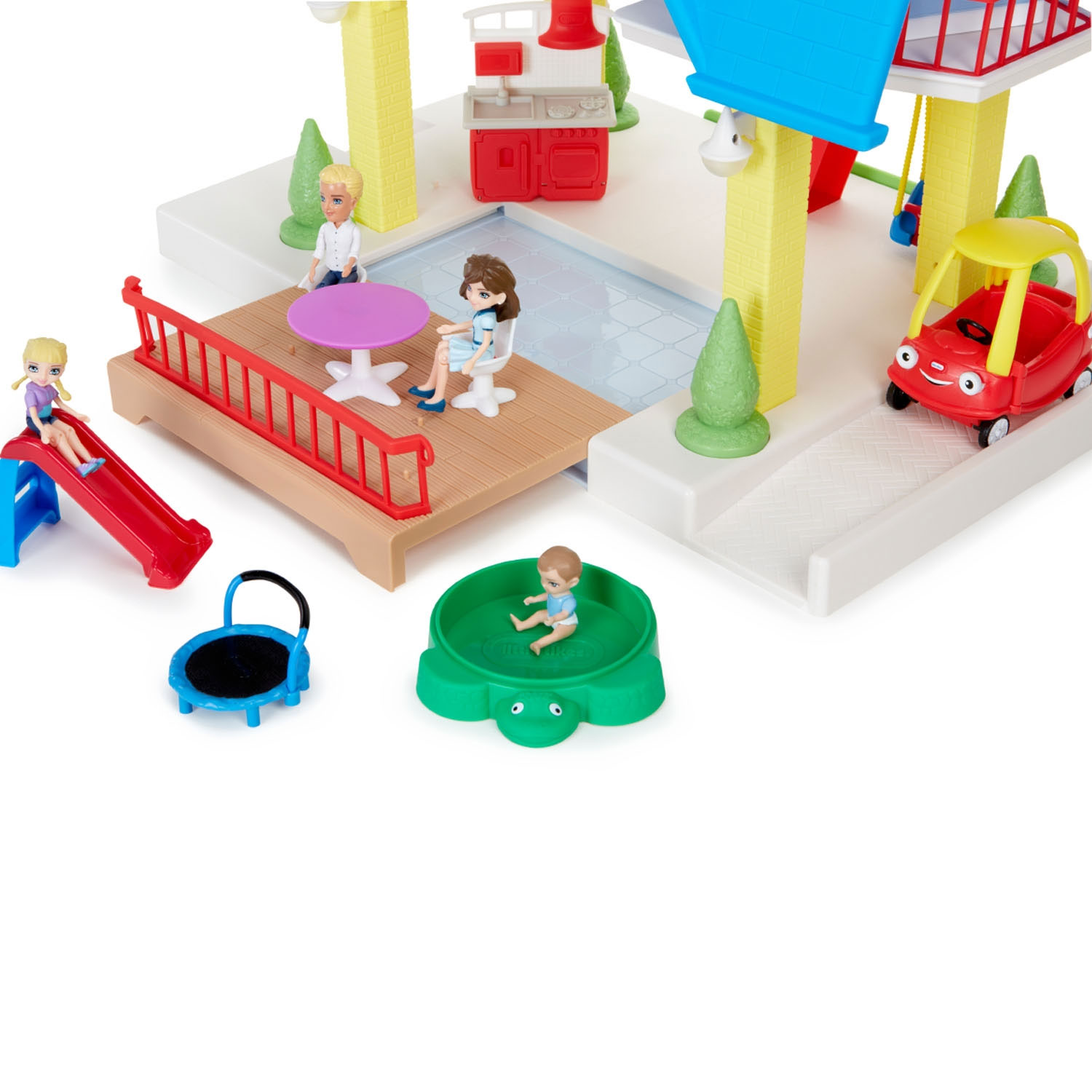 Little Tikes Kids Children Tikes Place Play Dollhouse w/ Family & Toy