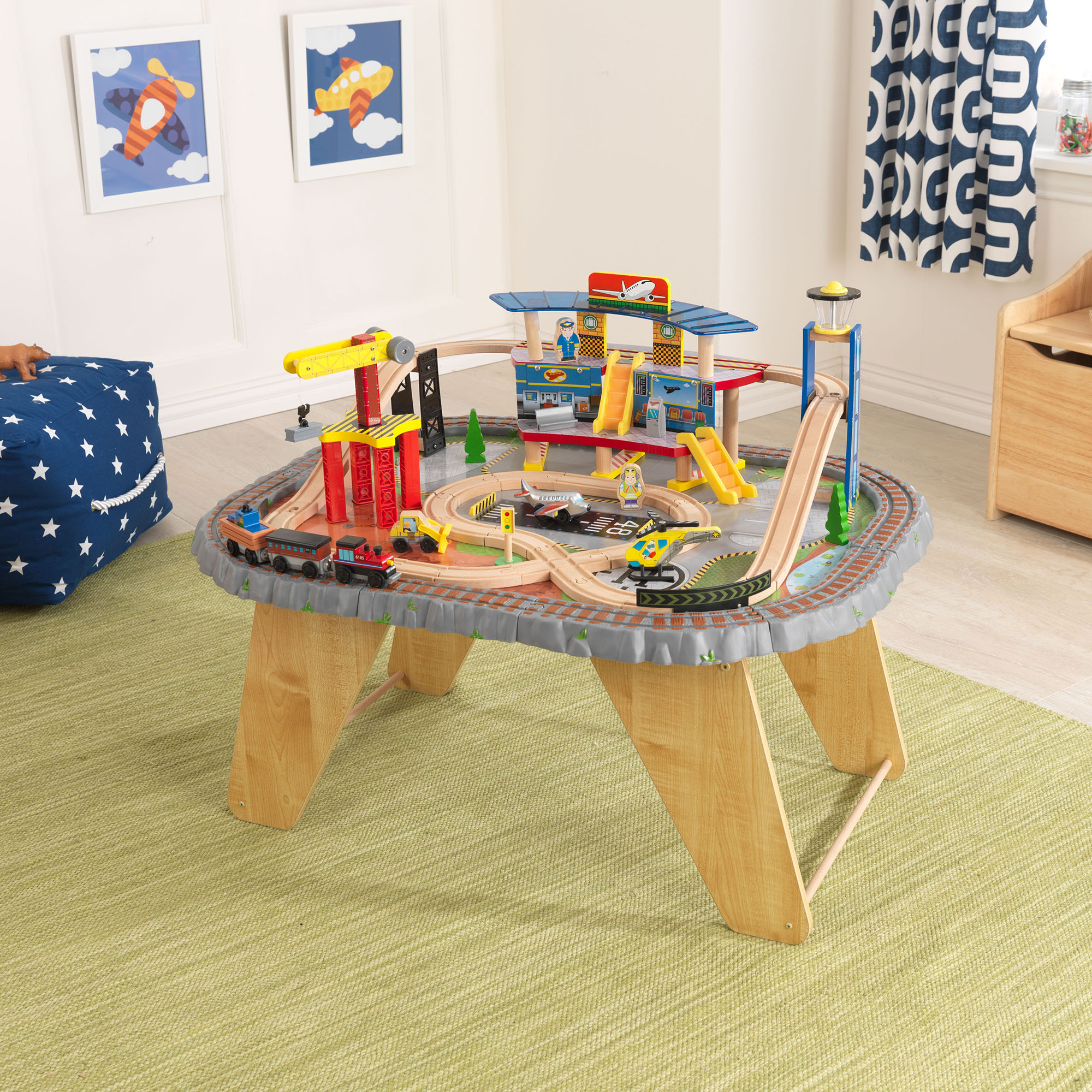 kidkraft wooden train