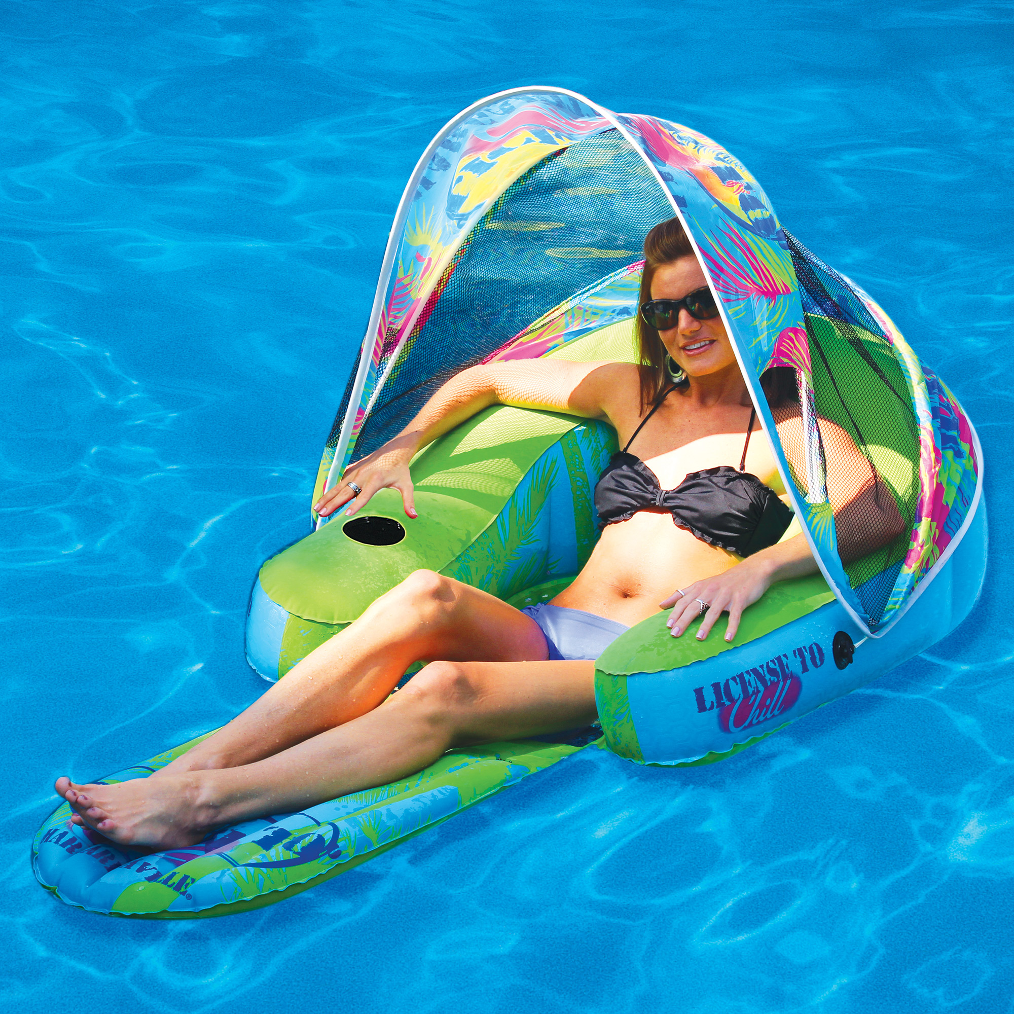 sun tan lounge pool float