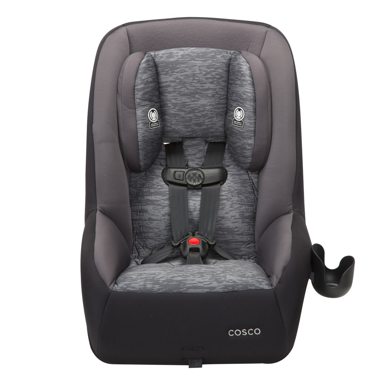 Cosco Mighty Fit 65 DX 65 lbs. Max Convertible Car Seat, Heather Onyx