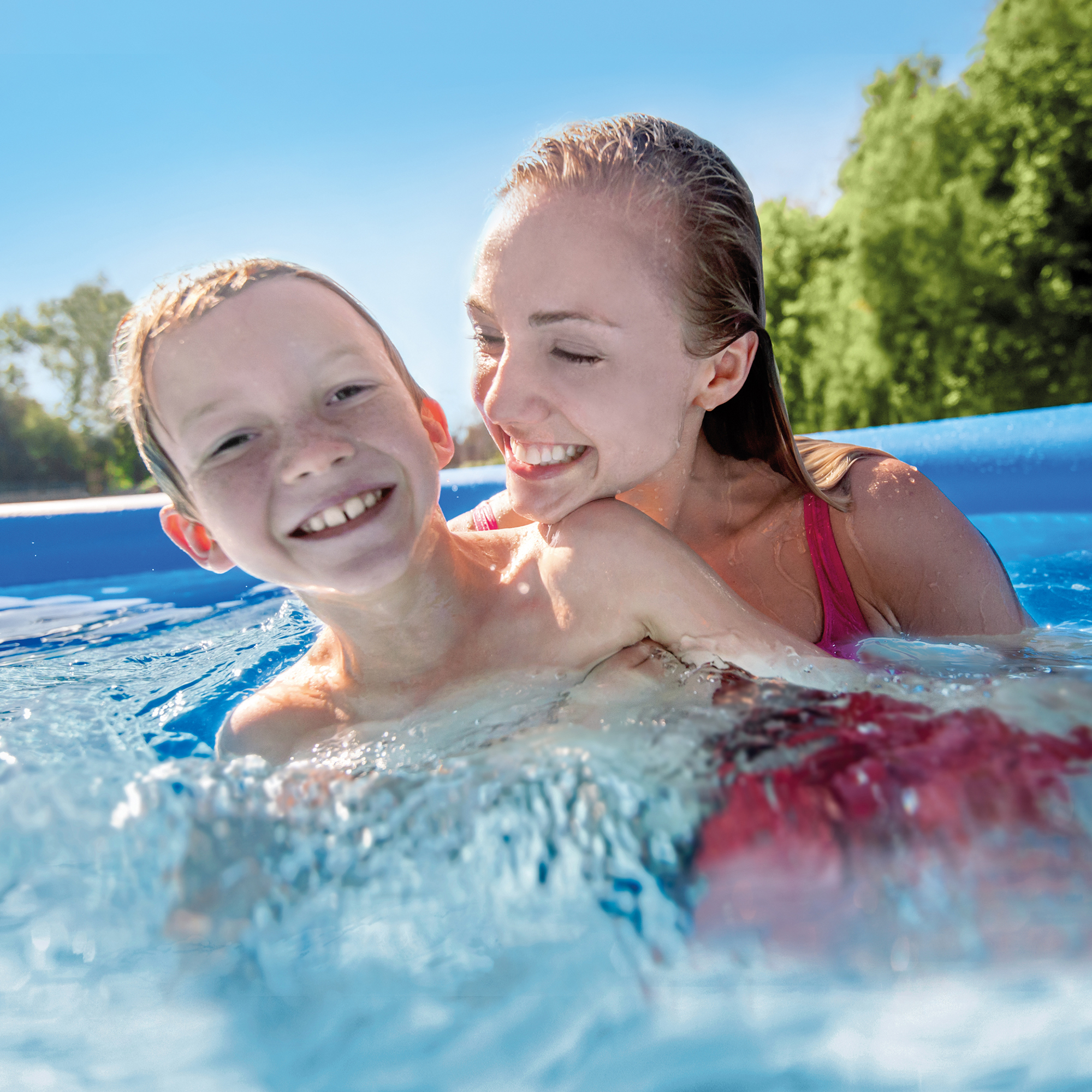 how do you blow up a pool without a pump