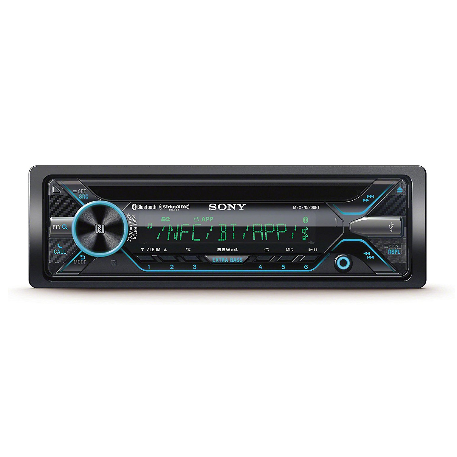 Sony Car Audio Single DIN CD Player Stereo Receiver with Bluetooth