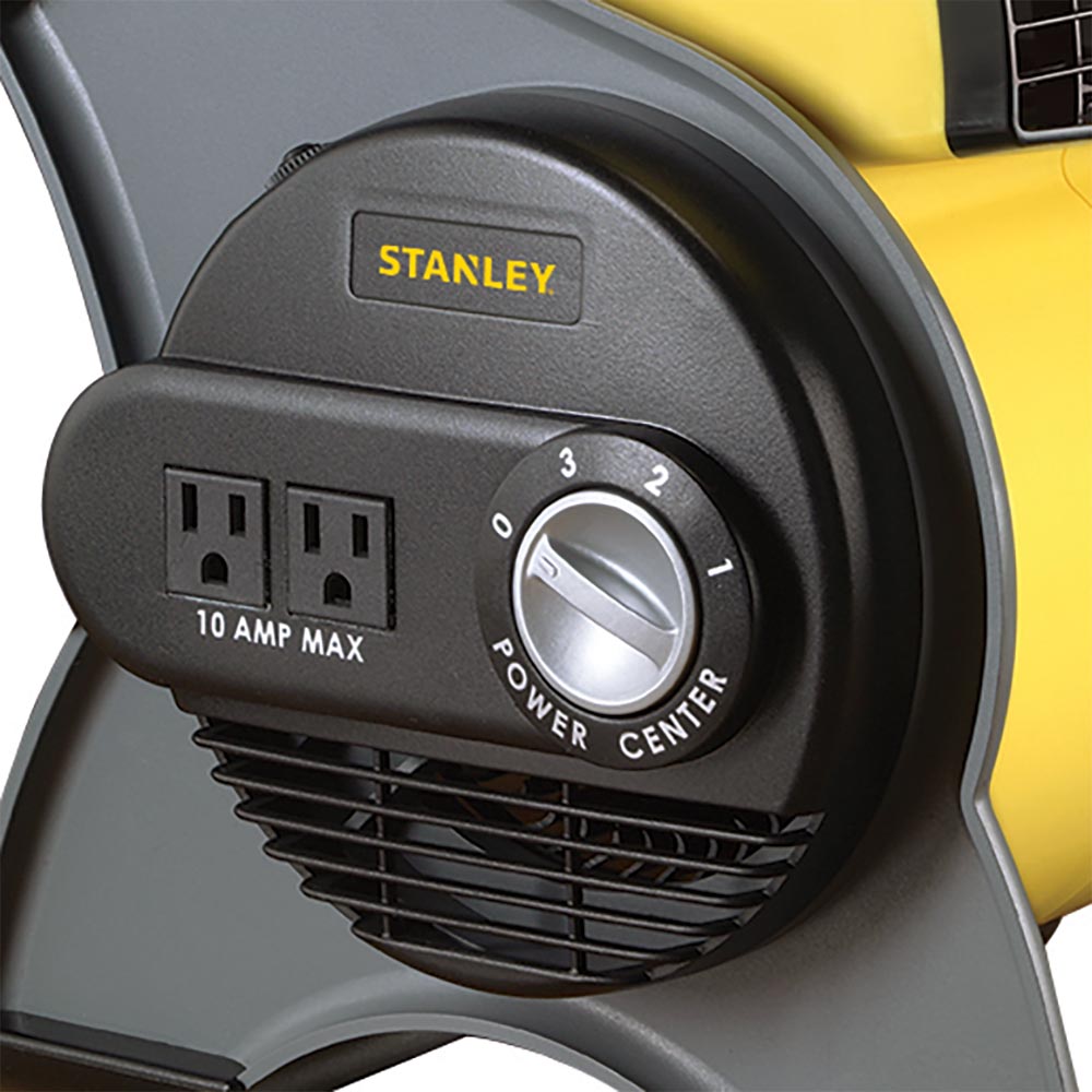 Stanley 3 Speed High Velocity Durable Utility Blower Fan w/ 2 Outlets