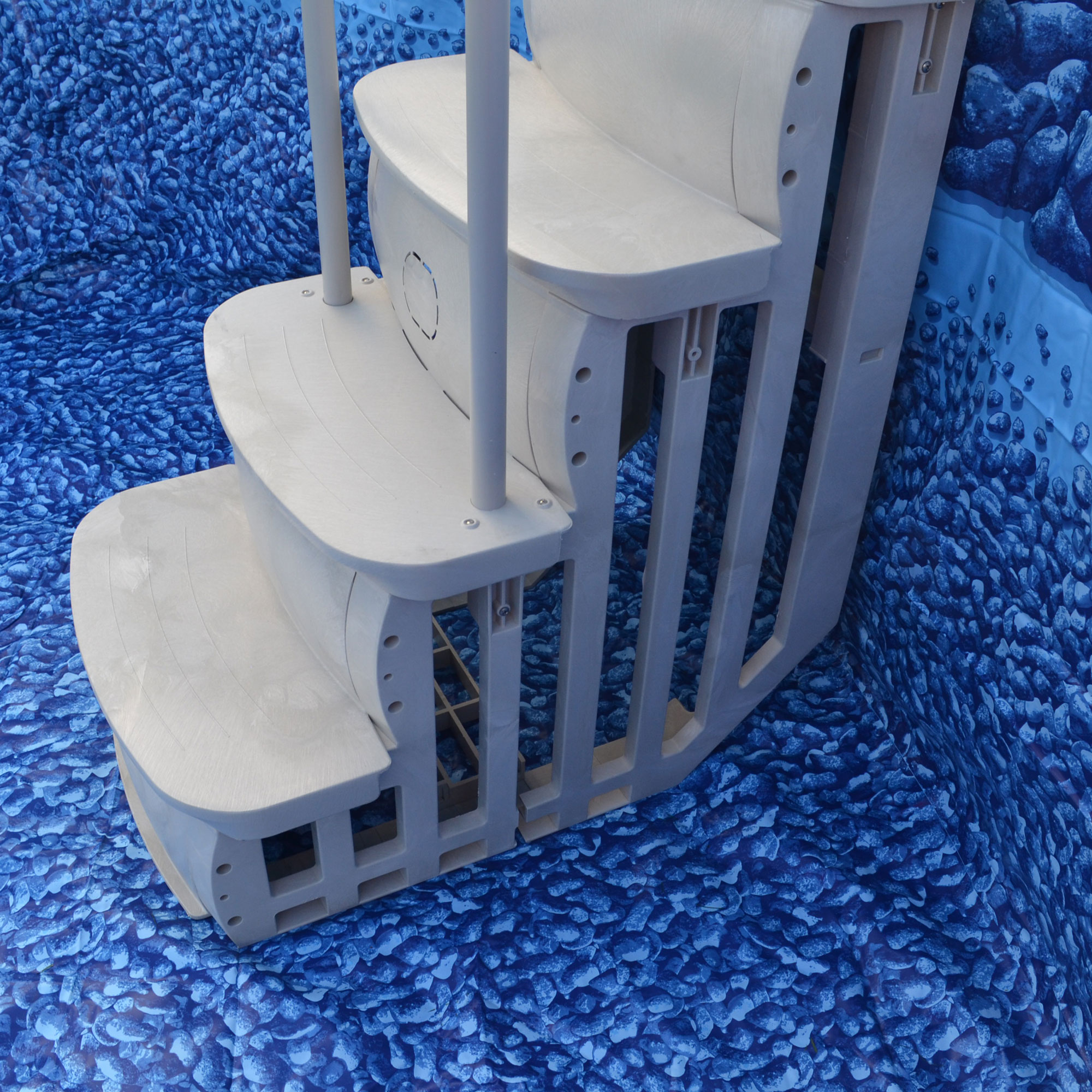 above ground pools steps and ladders