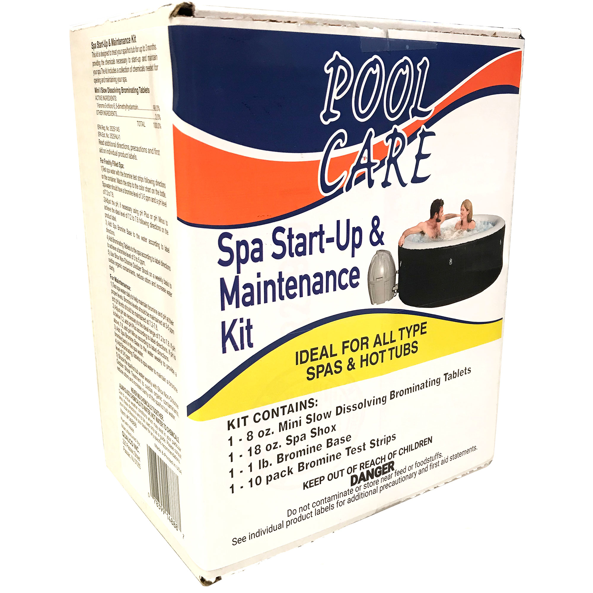 Details About Qualco Qlc 14888 Spa Hot Tub Chemical Start Up Home Maintenance Kit With Bromine