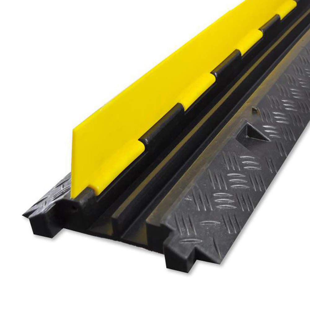 Pyle Pro Protective Cable Floor Ramp Track Cover with Antislip Surface