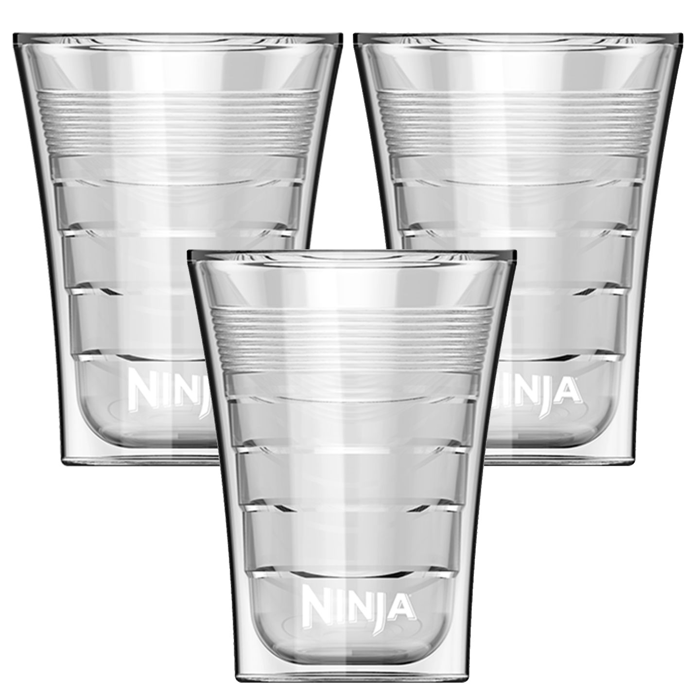 Ninja 14 Oz Microwave Safe Plastic Double Insulated Cup for Coffee Bar