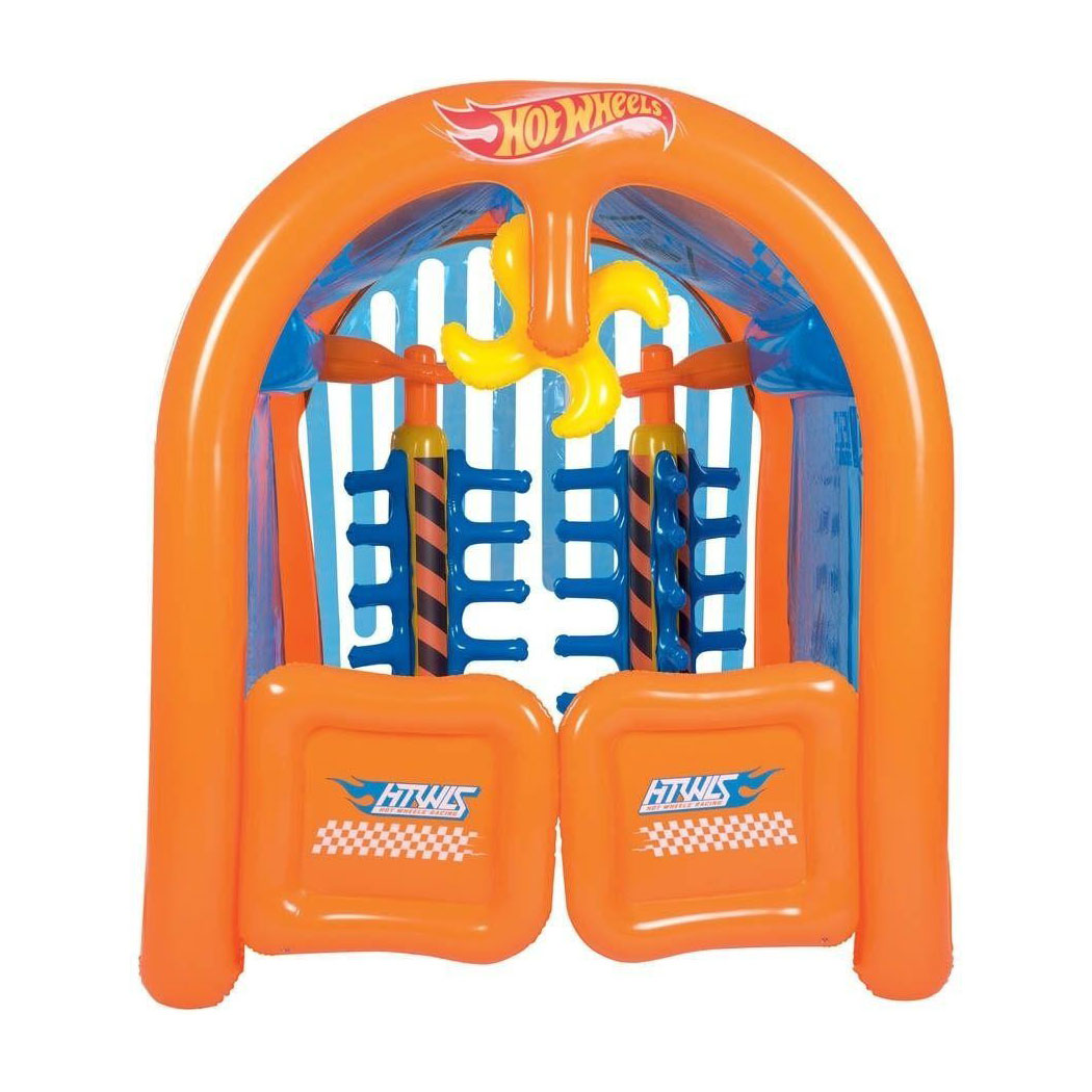 Bestway Kids Backyard Outdoor Inflatable Hot Wheels Car Wash Water Play